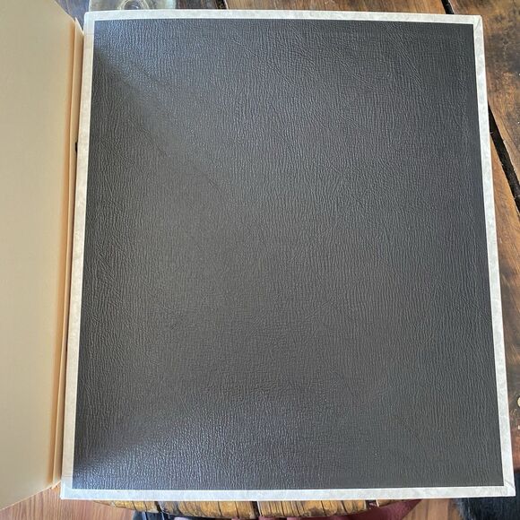 Vintage 70’s Scrap Book! New. Padded. Gold Accent. Marbled. Arts & Crafts. Boho. - Picture 4 of 8